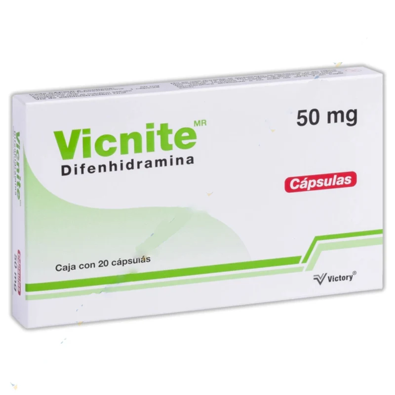 Vicnite 20 Caps 50 Mg